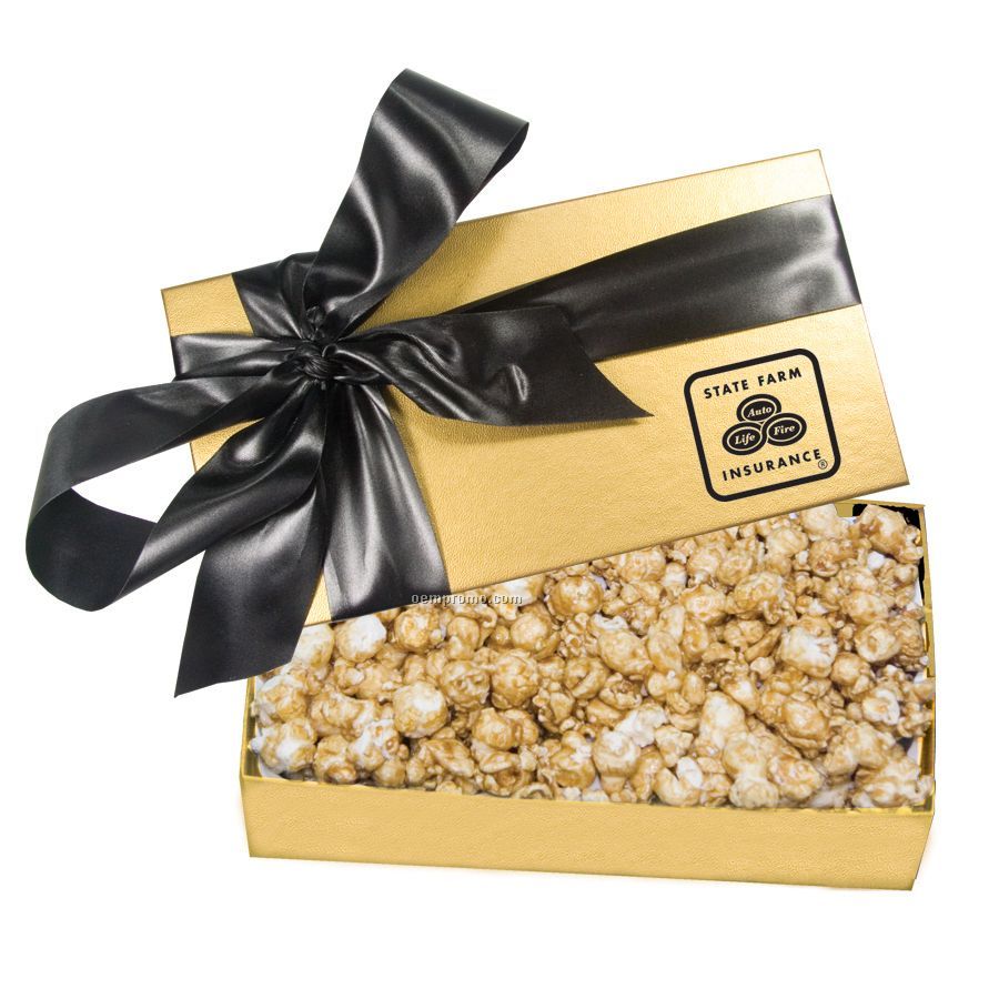 The Executive Gold Popcorn Box