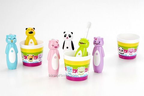 Children's Animal Theme Toothbrush