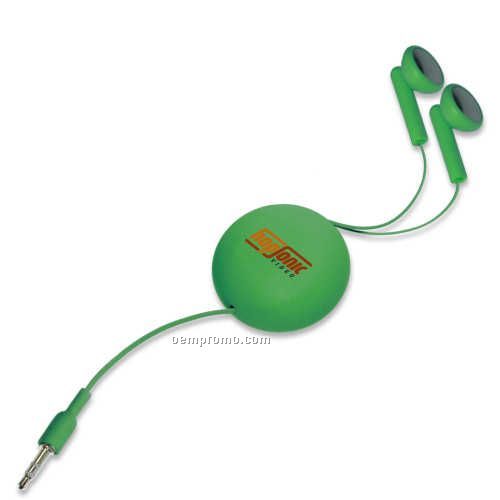 Green Meego Earbuds
