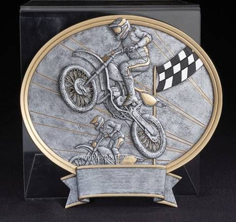 Motocross, Oval Legend Plates - 8
