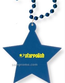 Blue Star Medallion Necklace (Printed)