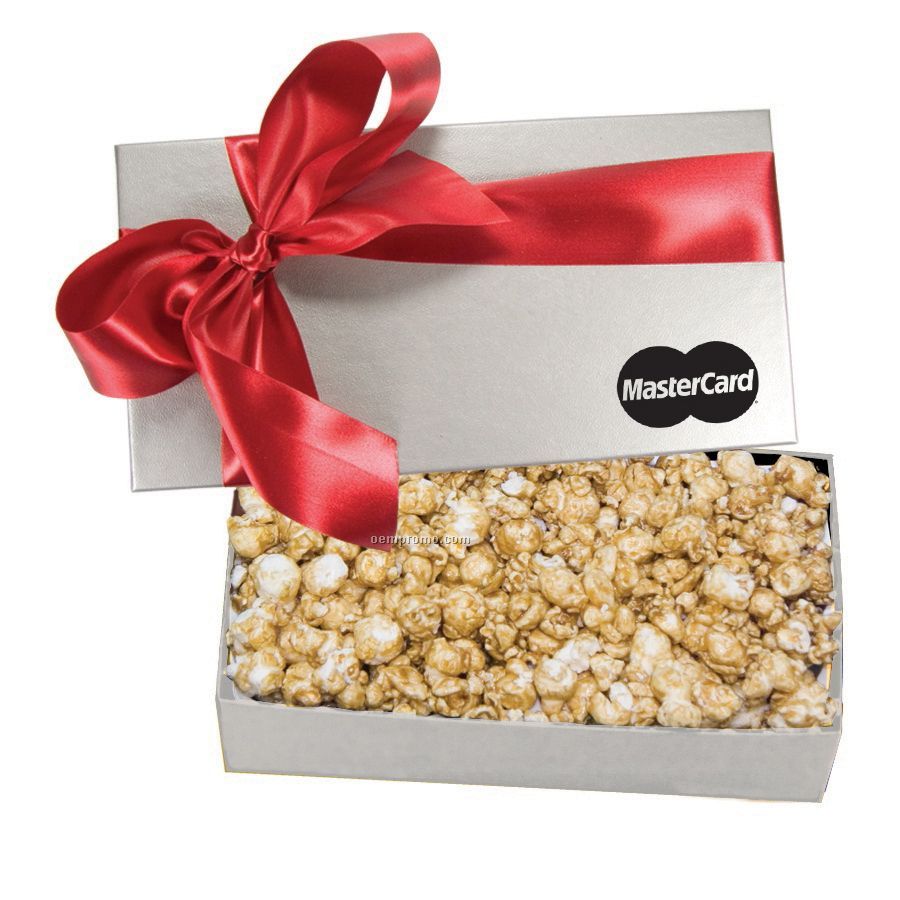 The Executive Silver Popcorn Box