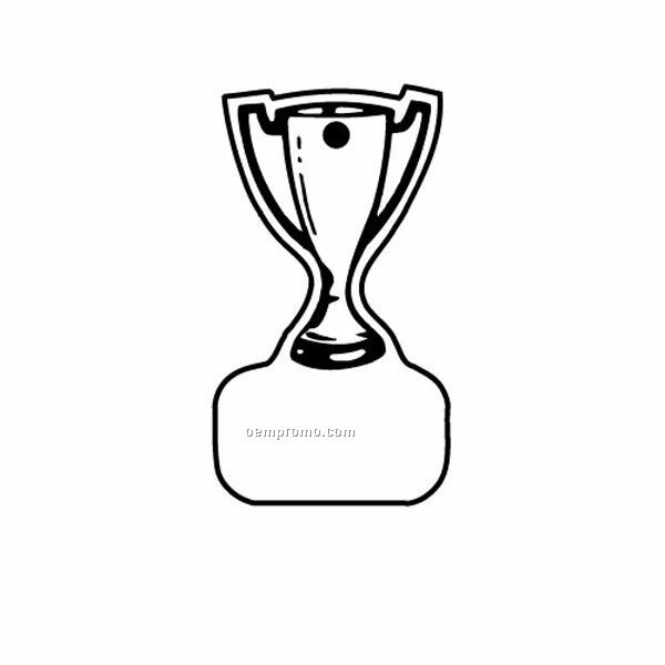 Stock Shape Collection Trophy Key Tag