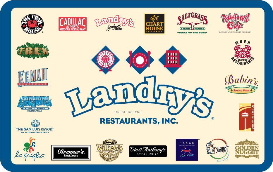 $100 Landry's Restaurants Gift Card