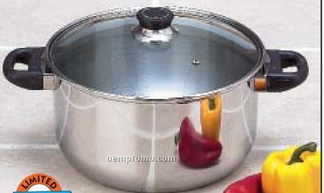 Chef's Secret 8 Quart Commercial Stainless Steel Stockpot With Cover