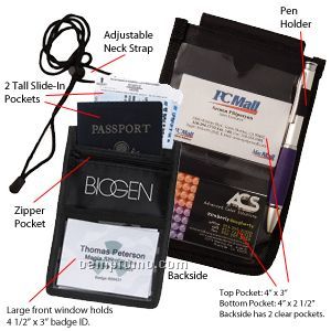 8 Function Trade Show Badge Holder & Travel Mate (Overseas 8-10 Weeks)