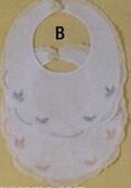 Baby Boutross Swiss Cotton Bib With Bird