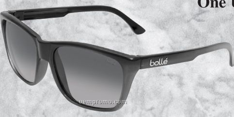 Bolle Shiny Black Fade Frame Sunglasses W/ Tns Gradient Lens
