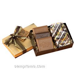 Chocolate Covered Cookies Gift Box W/ 1 Confection