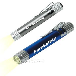LED Pen Light W/ Pocket Clip (Overseas 8-10 Weeks)