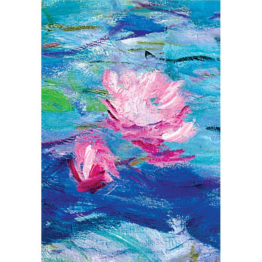 Monet Evening Waterlilies Mini Journal 6-pack