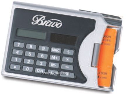 Solar Calculator Business Card Holder (Printed)