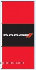 Stock Single Face Dealer Rotator Drape Flags - Dodge