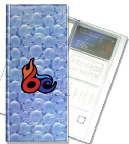 128 Card 3d Lenticular Business Card File - Stock (Bubbles)