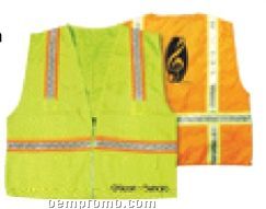 Deluxe High Visibility Safety Vest (M-4xl) - Imprinted