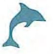 Mylar Shapes Dolphin (5")