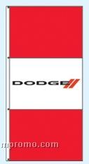 Stock Single Face Dealer Rotator Drape Flags - Dodge