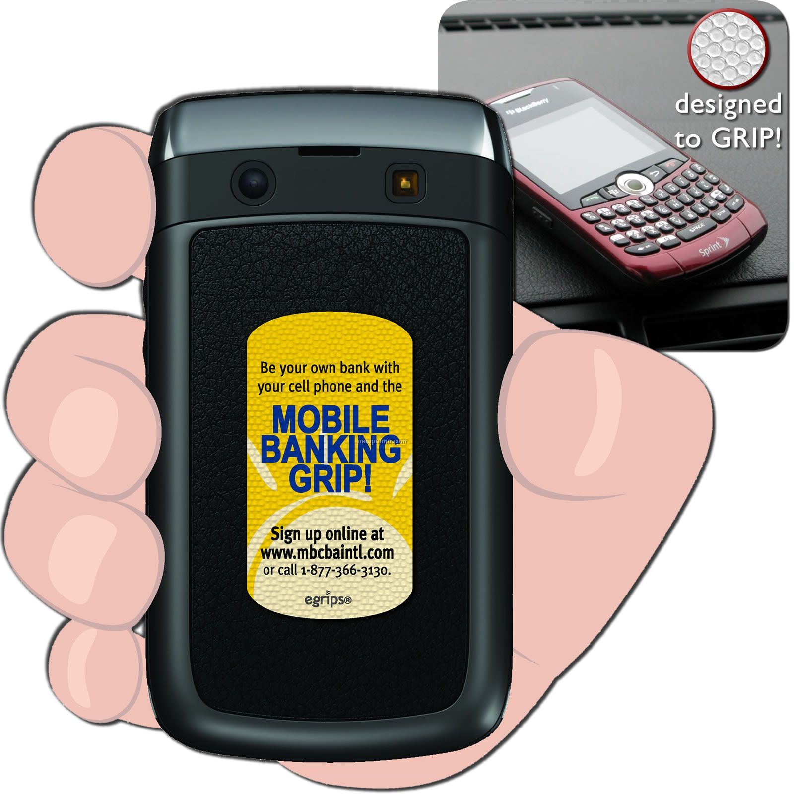 Egrips Non-slip Strips - The World's Most Advanced Cell Phone Grip