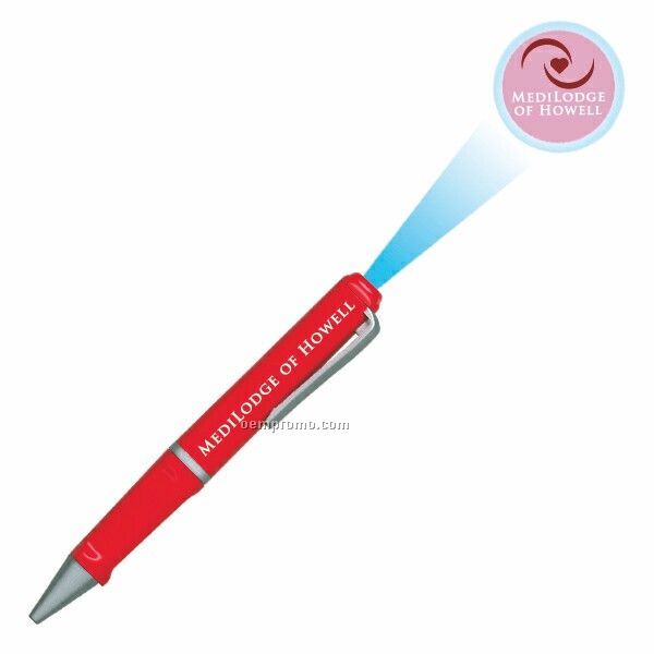 Heavy Duty Plastic Ballpoint Pen With Logo Projector