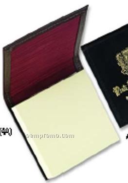 Hot Sticky note pad Leather Note Pad (3