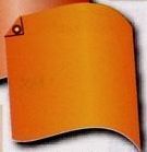 8 Oz. Fluorescent Orange Vinyl Plain Warning Marker