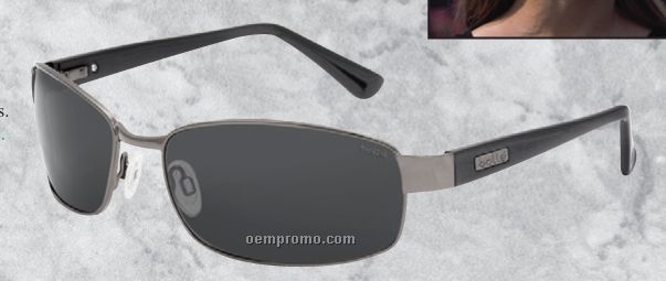 Bolle Shiny Gun Metal Frame Sunglasses W/ Tns Lens