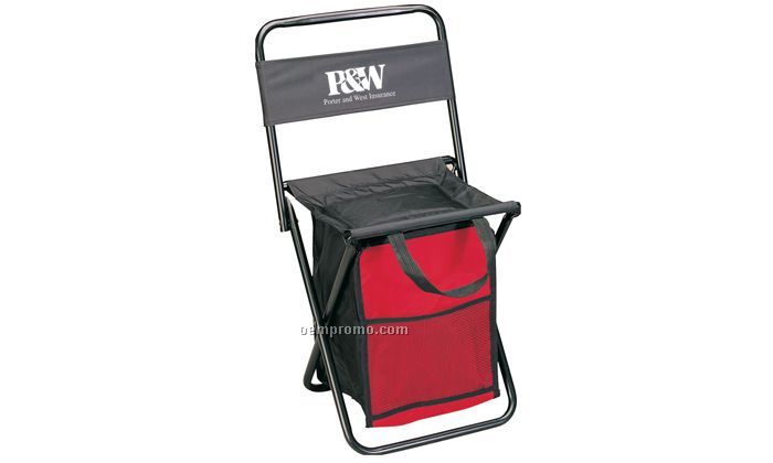 Folding Chair W/Cooler