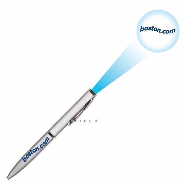 Slim Metal Ballpoint Pen With Logo Projector