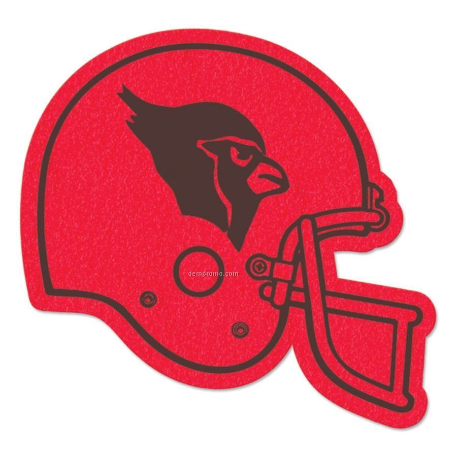Football Helmet Felt Spirit Emblem (14 1/2