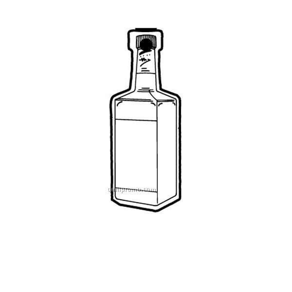 Stock Shape Collection Square Bottle 4 Key Tag
