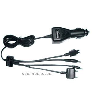 Mobile Phone Car Charger 4-in-1