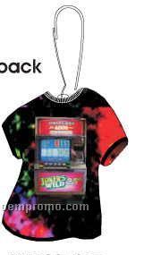 Slot Machine T-shirt Zipper Pull