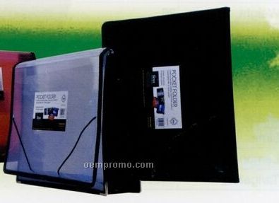 Translucent Black Pocket Folder