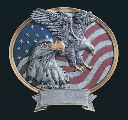 Eagle, Usa Oval Legend Plates - 8"