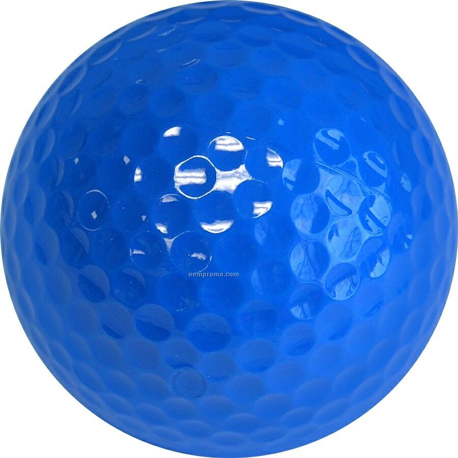 Light Blue Golf Balls (1 Color/Clear 3 Ball Sleeves)