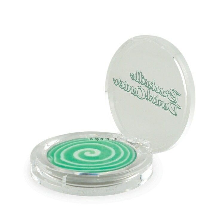 Lip Swirlz Lip Gloss - Green & White Mint