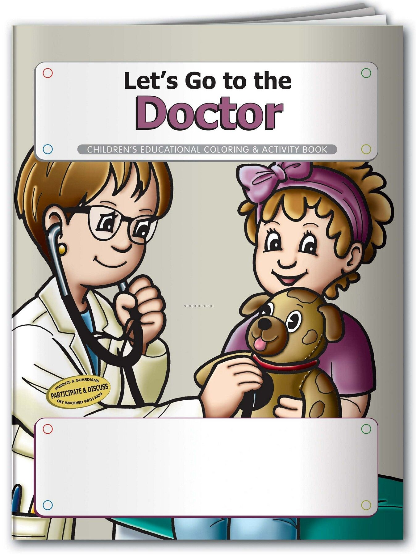 Pillowline Let's Go To The Doctor Coloring Book