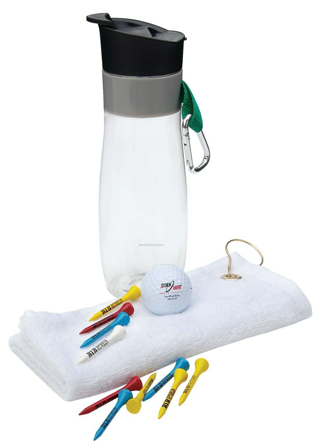 Vista Event Bottle, Top Flite Xl Distance Golf Ball, Tees, And Towel Kit