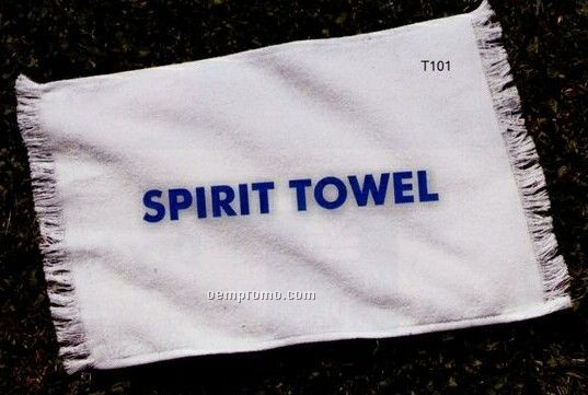 White Towels Plus Fringed Spirit Towel