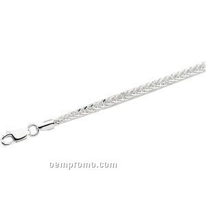 Ladies' 7-1/2" Sterling Silver 4-1/2mm Cestina Chain Bracelet