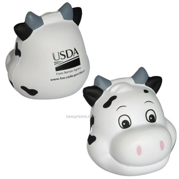 Milk Cow Funny Face Squeeze Toy