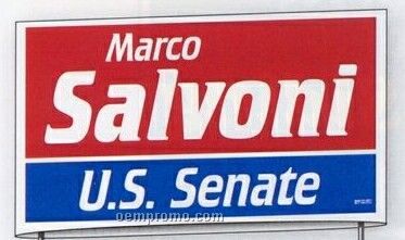 Political Campaign Kit (100 Signs/ 500 Bumper Stickers/1000 Lapel Stickers)