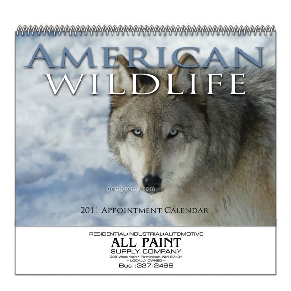 Spiral Bound Wall Calendar (North American Wildlife)