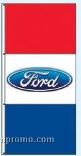 Stock Single Face Dealer Rotator Drape Flags - Ford