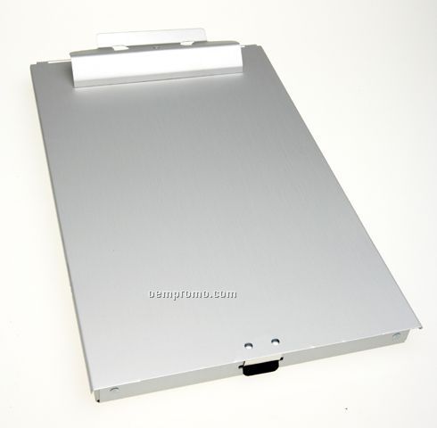 Aluminum Clipboard With Bottom Storage Tray