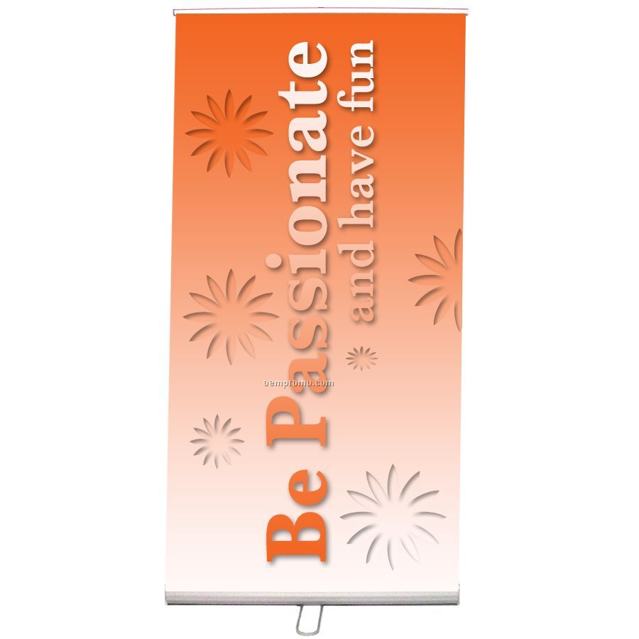 Banner And Stand Set W/One 1-sided Banner (48"X79")