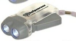 Clear 4" Rechargeable Flashlight (Printed)