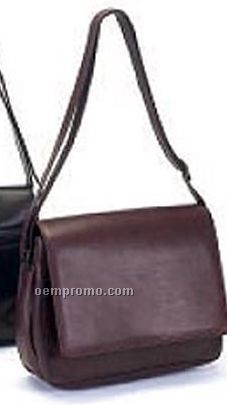 Ladies Bag In Cow Leather With Flap