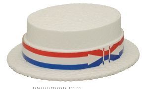 Natural Stacker Styrofoam Skimmer Hat