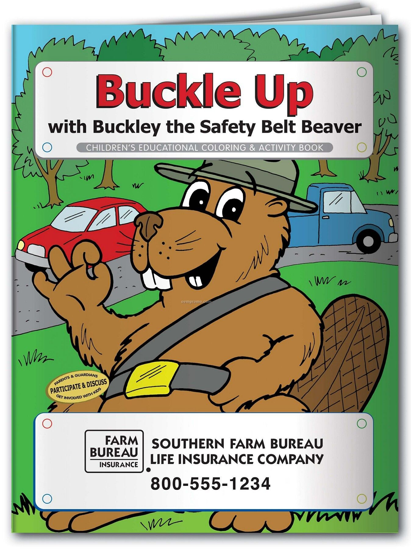 Pillowline Buckle Up Coloring Book